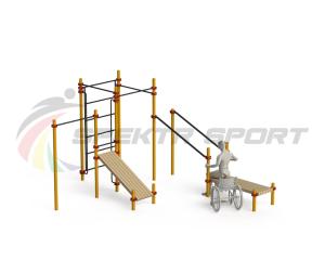 Купить Спортивный комплекс для инвалидов-колясочников WRK-D20_76mm в Лахденпохьи 
